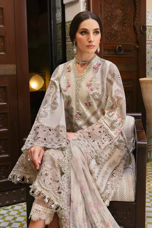 Maria.B Luxury Lawn Embroidered 3 Piece Unstitched MPT-D-2514-B