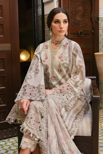 Maria.B Luxury Lawn Embroidered 3 Piece Unstitched MPT-D-2514-B
