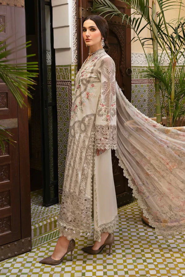 Maria.B Luxury Lawn Embroidered 3 Piece Unstitched MPT-D-2514-B