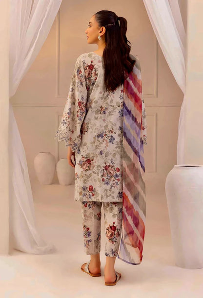Baroque 3Pcs Lawn Embdroidered | Unstitched