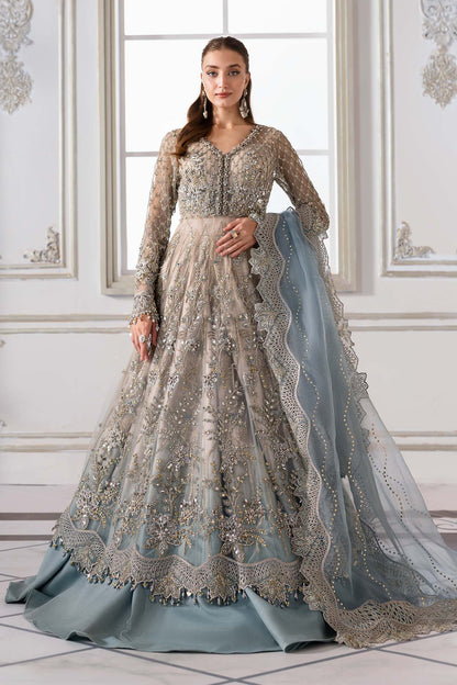 3 Piece Unstiched Embroidered Net Suit | BD-3002