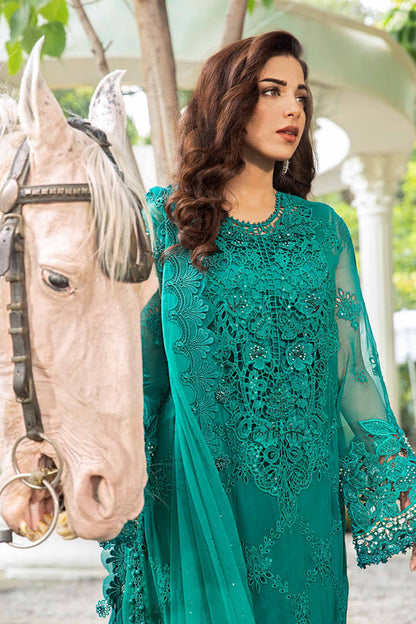Unstitched Embroidered Chiffon Suit | MPC-24-105