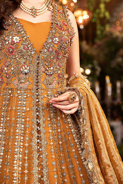 Maria-B Unstitched Embroidered Organza Suit | BD-2907