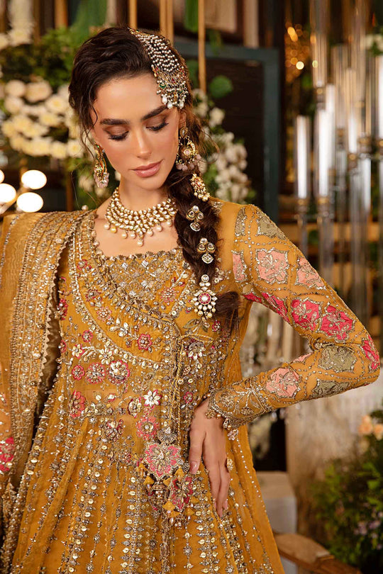 Maria-B Unstitched Embroidered Organza Suit | BD-2907