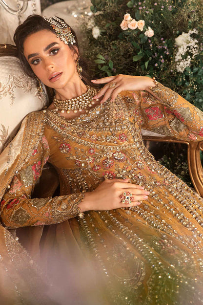 Maria-B Unstitched Embroidered Organza Suit | BD-2907
