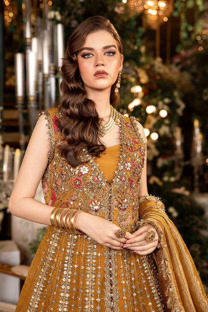 Maria-B Unstitched Embroidered Organza Suit | BD-2907