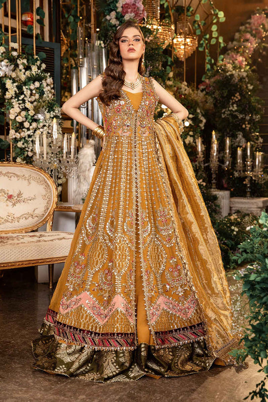 Maria-B Unstitched Embroidered Organza Suit | BD-2907