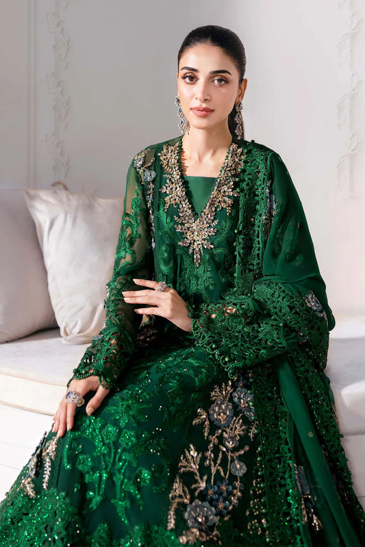 MARIA B Embroidered Chiffon Suit | BD-3008
